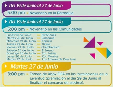 Programa Oficial De La Fiesta Patronal San Pedro Ap Stol Villa De