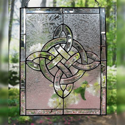 Beveled Knot Window Celtic Home Decor Gaelsong