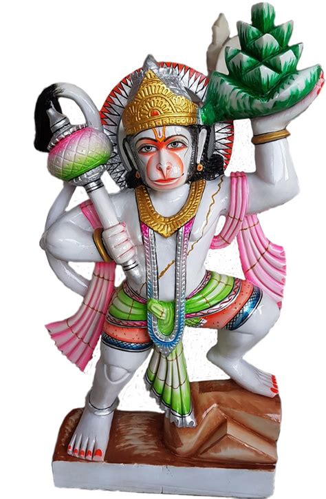 Marble Multicolor Veer Hanuman 1 Feet At Rs 3300 In Dausa ID 17441672255