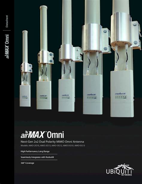 PDF Next Gen 2x2 Dual Polarity MIMO Omni Antenna AirMAX Omni Is A