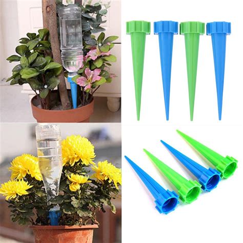 Automatic Plant Watering Spikes 4 Pcs Planting Flowers Plants