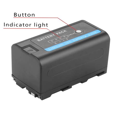 Acumulator Sony Np F750 Np F770 5200mah Led Indicator Mywebshop