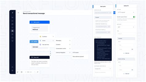 Flow Builder for omnichannel chatbot and automation