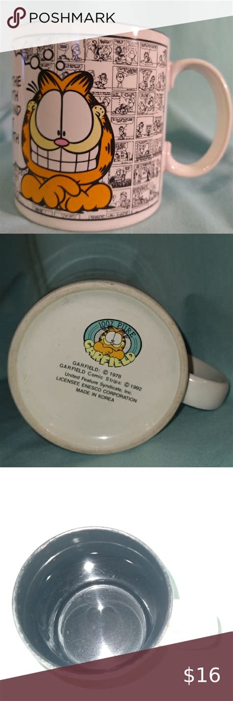 Garfield Comic Strip Vintage Coffee Mug Collectible Ceramic