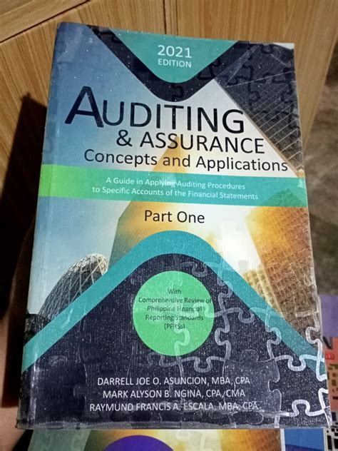 Auditing And Assurance Concepts And Application 2021 Edition Hobbies