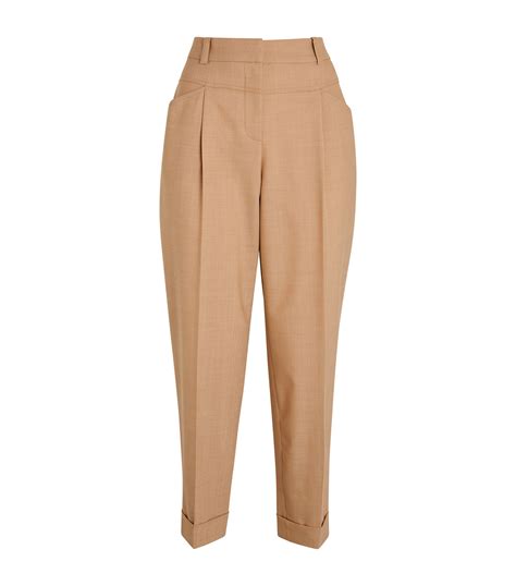 Womens Claudie Pierlot brown Pala Trousers | Harrods UK