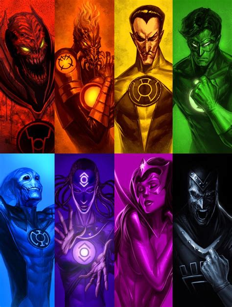 Green Lantern Vs Yellow Lantern Vs Red Lantern