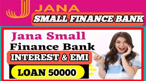 Jana Small Finance Bank Group Loan Interest Jana Bank Group Loan Rs