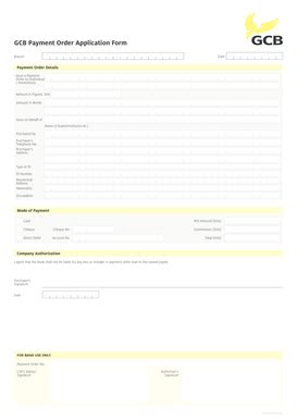 Gcb Smartpay Form Fill Online Printable Fillable Blank Pdffiller