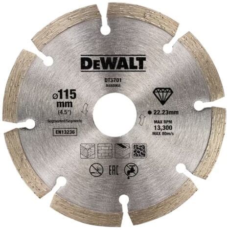 Dewalt Dt Qz High Performance Diamond Cutting Disc Segmented Mm