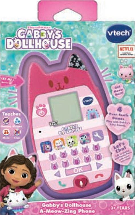 Vtech Gabbys Dollhouse A Meow Zing Phone