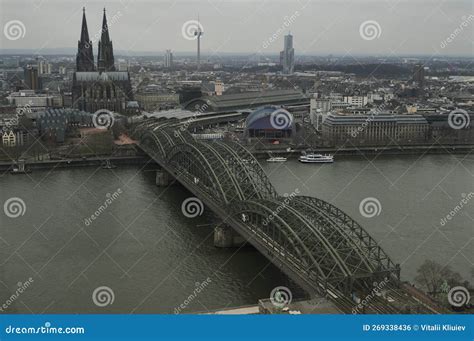 Panorama of the Skyline of Cologne with Cologne Cathedral Stock Photo ...