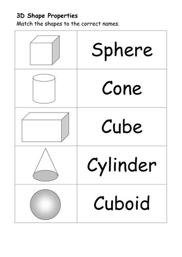 2d And 3d Shape Worksheets Shapes Worksheets Shapes Worksheet Kindergarten 3d Shapes Worksheets