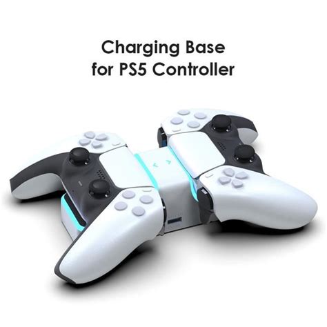 Double Station de Rechargement pour Manette PS5 Chargeur de contrôleur