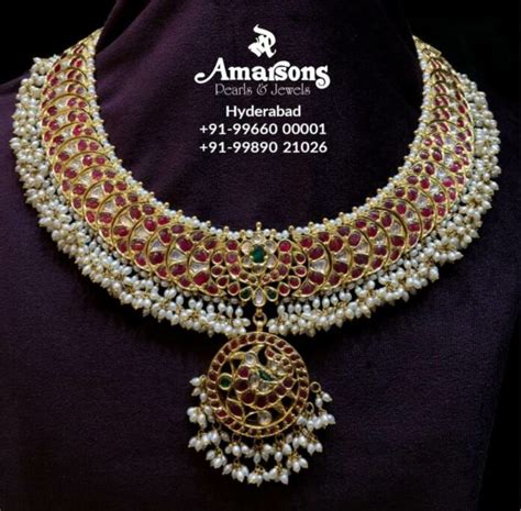 Kundan Guttapusalu Necklace Indian Jewellery Designs