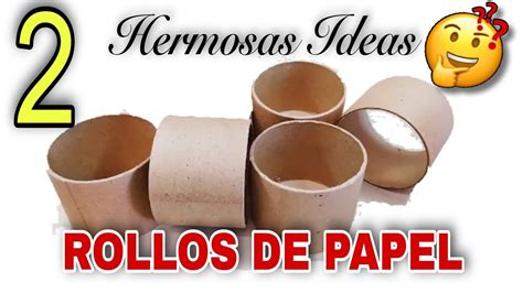 Reutiliza Y Crea Estas Tiles Y Lindas Ideas Con Rollo De Cart N