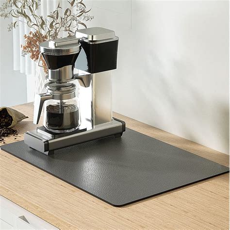 Cjbin Abtropfmatte Geschirr F R Kaffeemaschine X Cm Kaffeemaschine