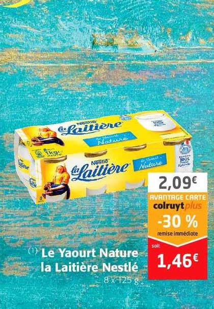 Promo Le Yaourt Nature La Laiti Re Nestl Chez Colruyt Icatalogue Fr