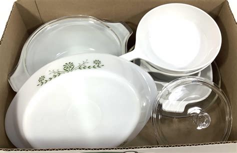 Lot Assorted Bakeware Corning Glassbake