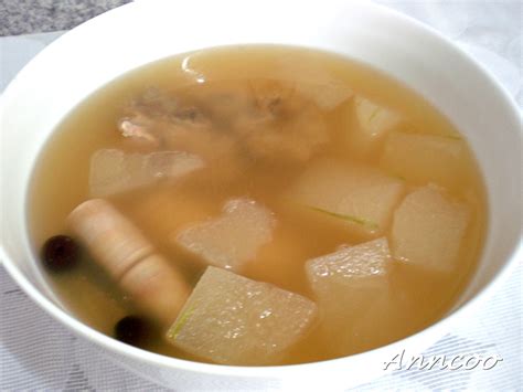 Winter Melon Soup 冬瓜排骨汤 - Anncoo Journal