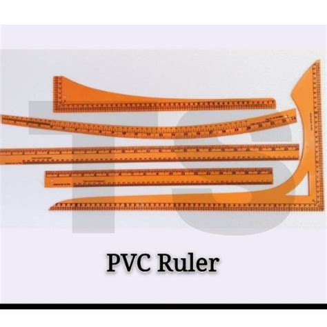 Pvc Tailor Ruler Tailoring Accessories Barang Jahitan Pembaris Jahit