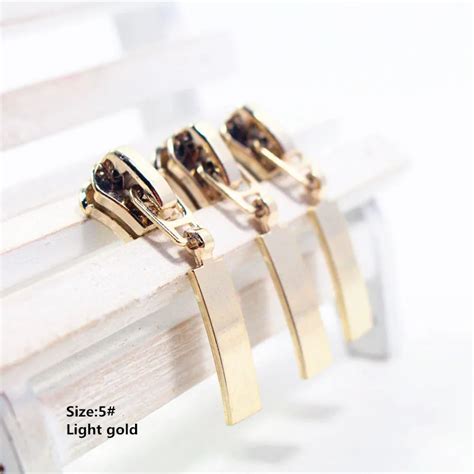 Aliexpress.com : Buy 5# Wholesale 10pcs Zipper light gold Metal Zipper ...