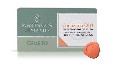 Giusto Kronos Longevità Coenzima Q10 Integratore Alto Assorbimento 20