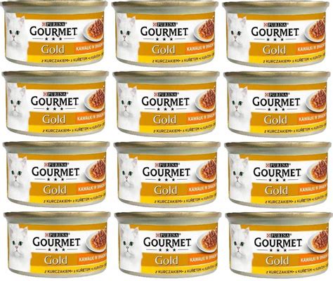 Purina Gourmet Gold Sauce Delight su vištiena 12x85g Gyvūnų prekių