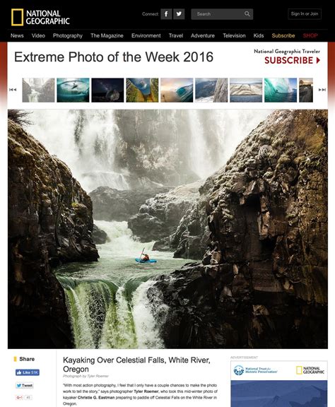 National Geographic Extreme Photo Of The Week Outdoor Adventure