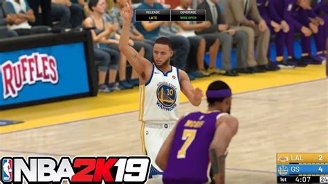 Nba K V Gameplay Lakers Vs Warriors Must See Youtube