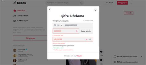 TikTok a giriş yapamıyorum TikTok hesap kurtarma nasıl yapılır