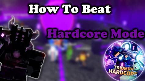 How To Beat Triumph Hardcore Mode Tower Defense Simulator Youtube