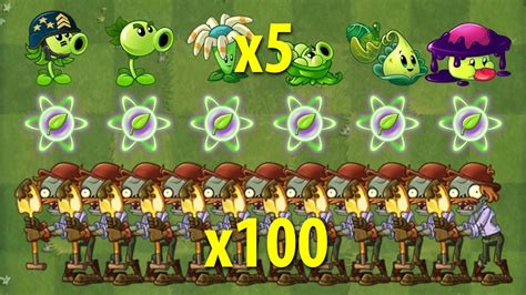 All Plants Max Level Using Plant Food Vs Excavator Zombie Who