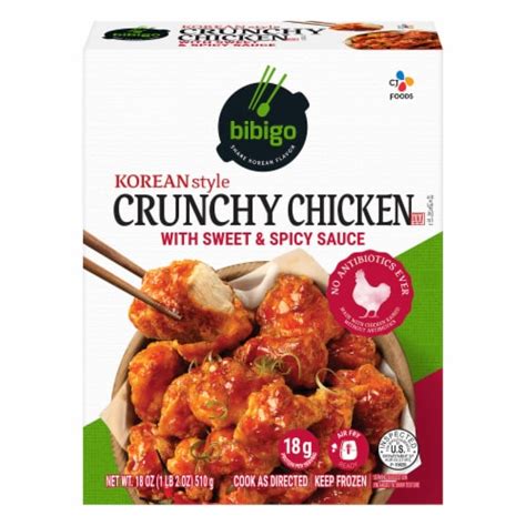 Bibigo Korean Style Crunchy Chicken With Sweet Spicy Sauce Oz