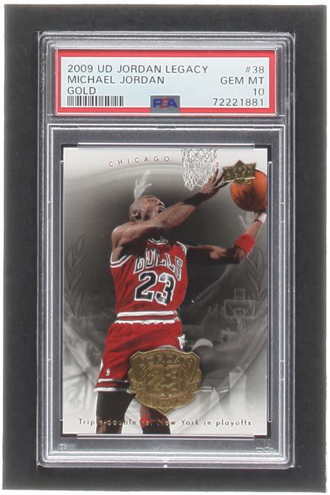 Michael Jordan 2009 10 Upper Deck Michael Jordan Legacy Collection Gold