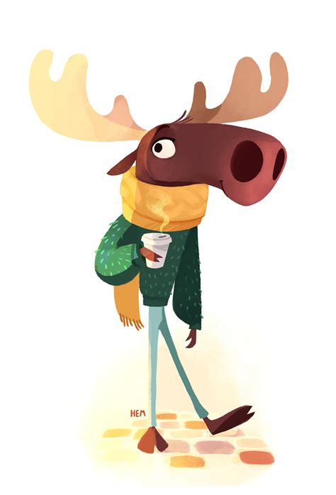 Winter Moose :: Behance