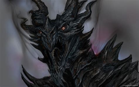 Concept Art Of Alduin Elder Scrolls V Skyrim Photo 27907531 Fanpop