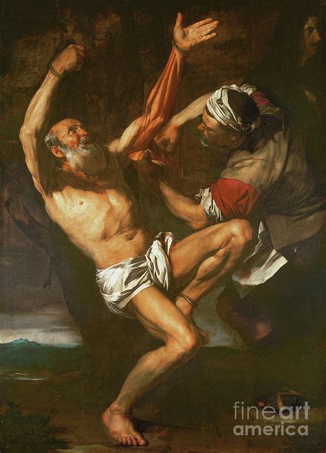 The Martyrdom Of St Bartholomew Painting By Jusepe De Ribera Fine