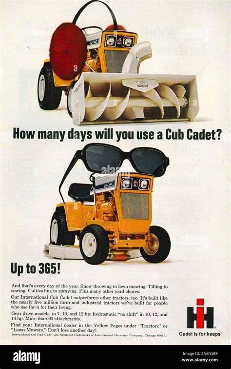 International Harvester Agriculture Company Ih Cub Cadet Tractor