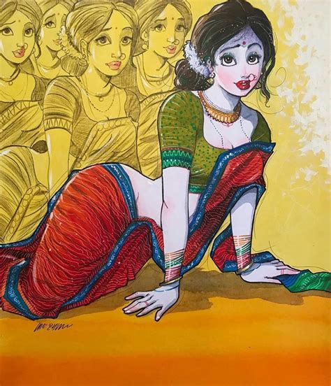 Pin By Devendra Anawekar On बोलक्य रेषा Comic Art Girls Indian Art