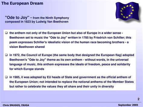 The European Dream Ode To Joy Ppt Download