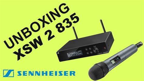 Sennheiser XSW 2 835 Vocal Set Unboxing MatrixPRO Tech Channel