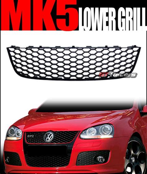 Sell BLACK HEX MESH FRONT BUMPER CENTER LOWER GRILL GRILLE 2006 2009 VW