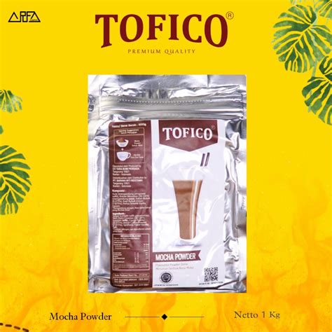 Jual Bubuk Minuman Premium Tofico Mocha Powder 1 Kg Shopee Indonesia