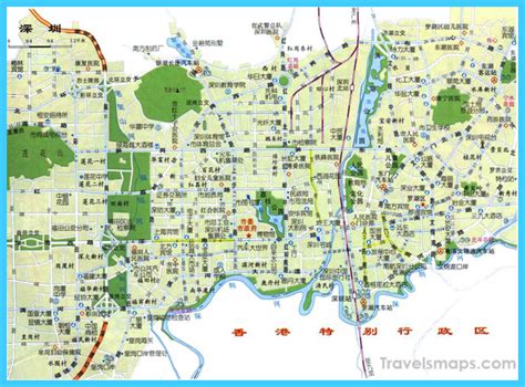 Map of Shenzhen - TravelsMaps.Com