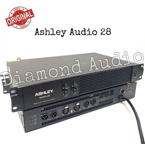 Power Amplifier Ashley Audio Original Ampli Channel Class D Ashley