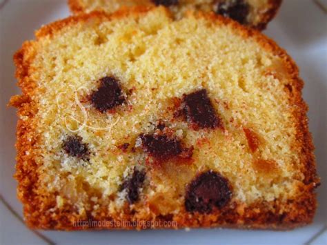 Cake Aux P Pites Au Chocolat Et Corces Dorange Confites