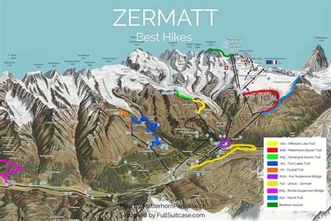 Hiking In Zermatt 10 Best Hikes Map And Useful Tips Switzerland