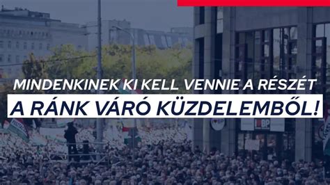 Orb N Viktor Mindenkinek Ki Kell Vennie A R Sz T A R Nk V R