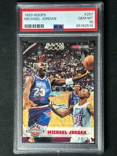 Nba Hoops Michael Jordan Psa Gem Mint Chicago Bulls Goat